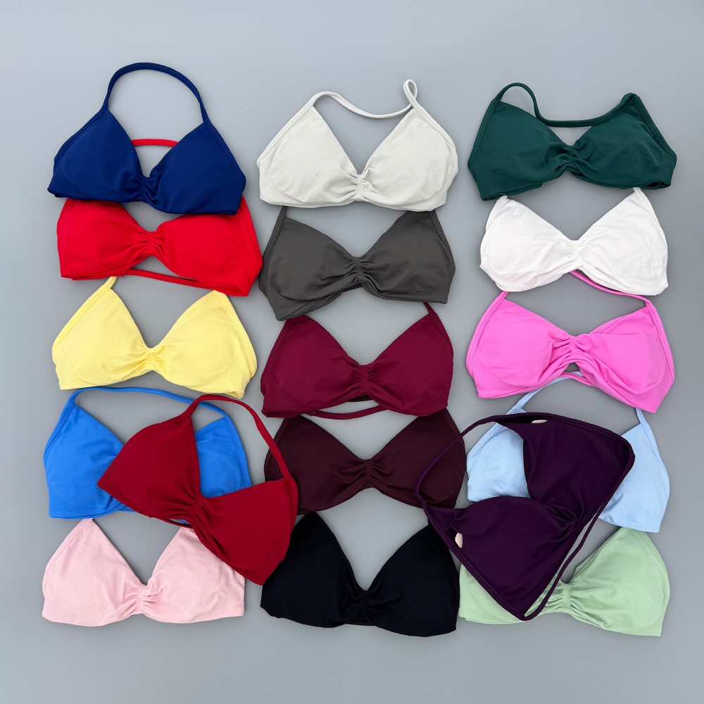 Strappy Bra Gym Top Women High - Sports Bra High Impact ulasan dan harga