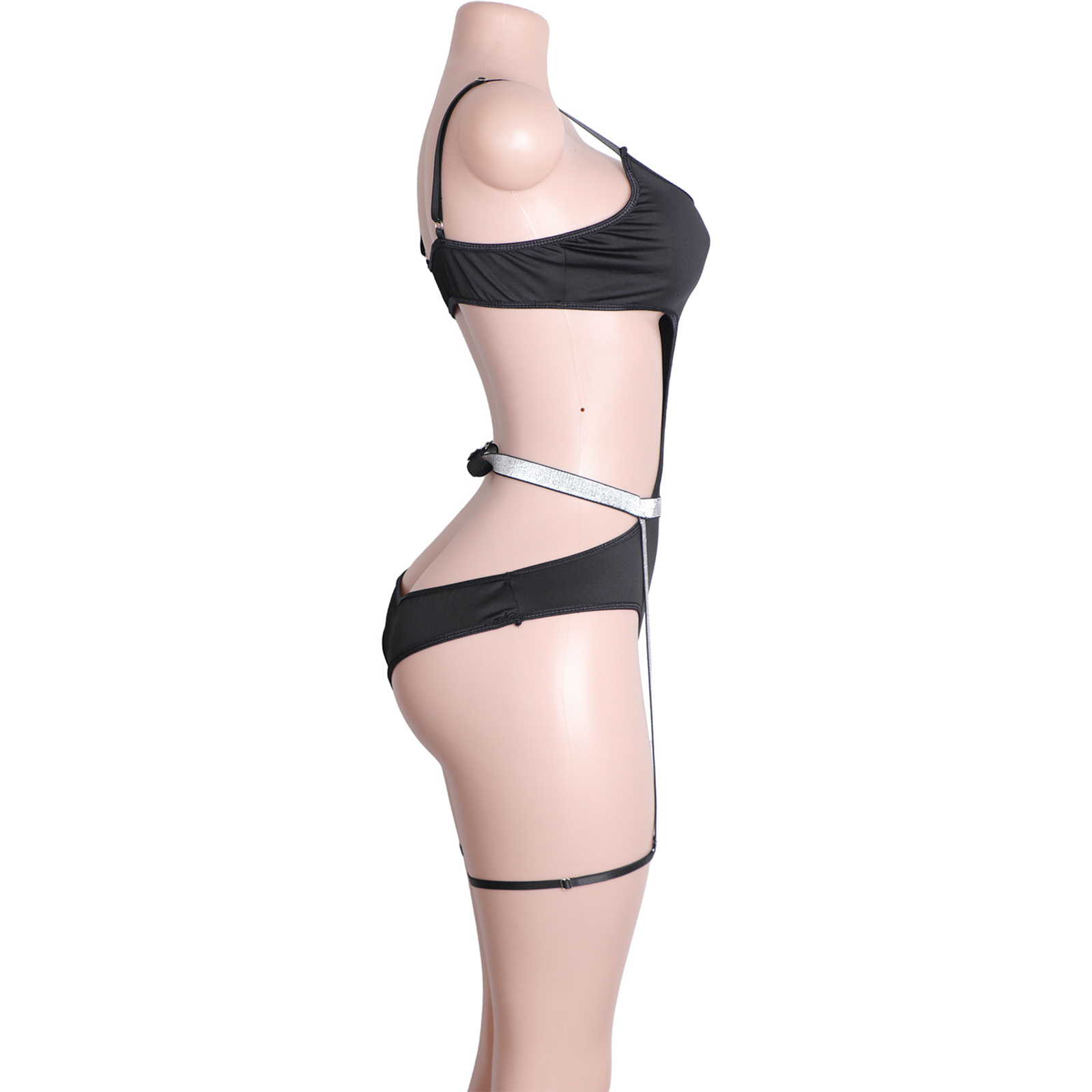 Custom Rhinestone Pole Dancewe - Garter Belt Set ulasan dan harga