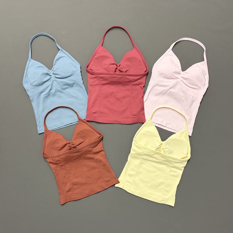 Gym Women Sports Tank Top Seam - Sports Bra High Impact ulasan dan harga