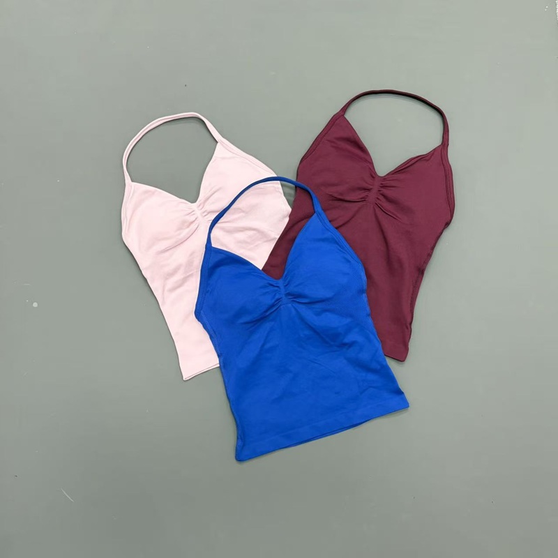 Gym Women Sports Tank Top Seam - Sports Bra High Impact ulasan dan harga