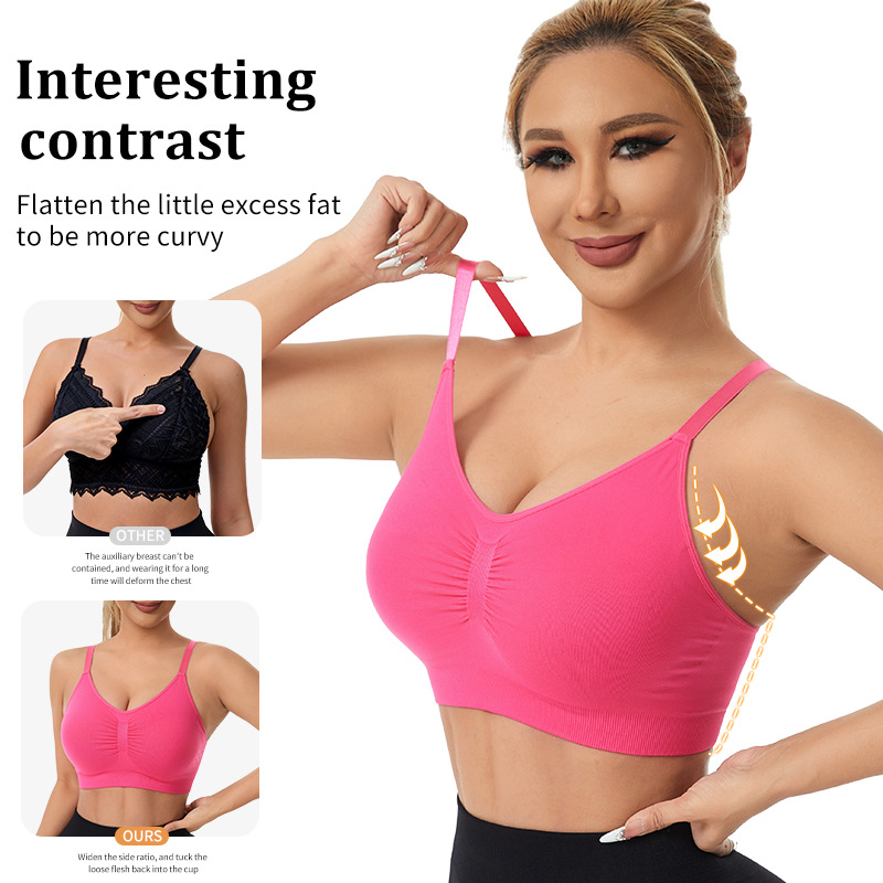 Women Wireless Sports Bras Sof - Bralette Wireless Soft ulasan dan harga