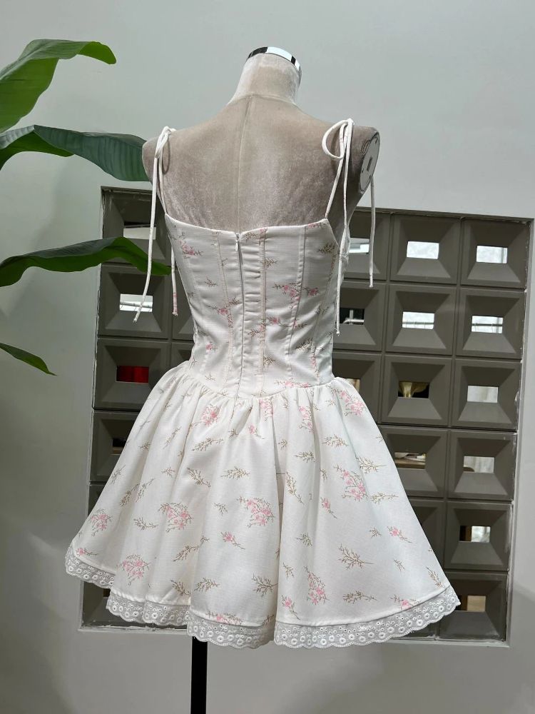 Summer Women's Dresses Fashion - Corset Waist Cinch ulasan dan harga