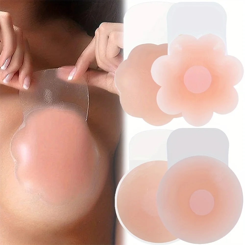 1Pairs Silicone Nipple Cover L - Push Up Bra Padded ulasan dan harga
