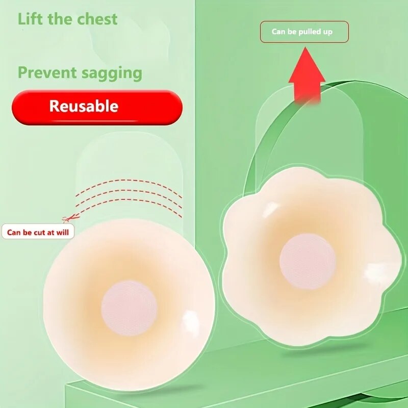 1Pairs Silicone Nipple Cover L - Push Up Bra Padded ulasan dan harga