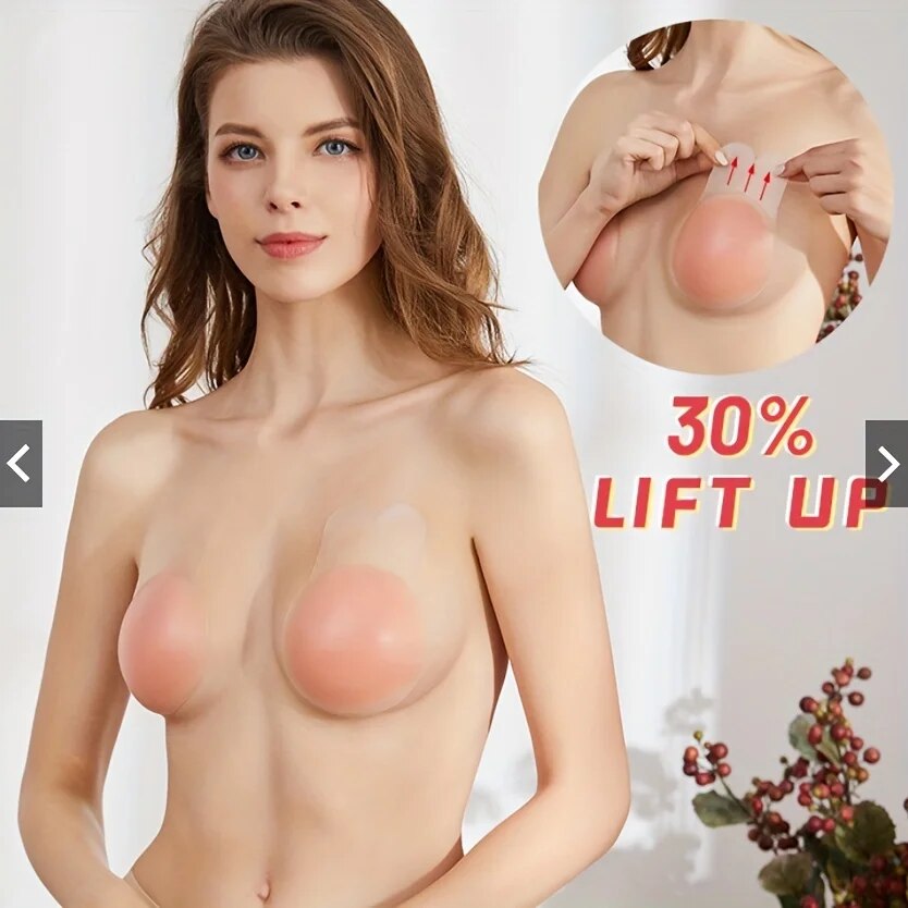 1Pairs Silicone Nipple Cover L - Push Up Bra Padded ulasan dan harga