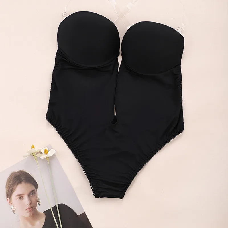 Women Body Shaper Bra Backless - Shapewear Bodysuit Firm ulasan dan harga