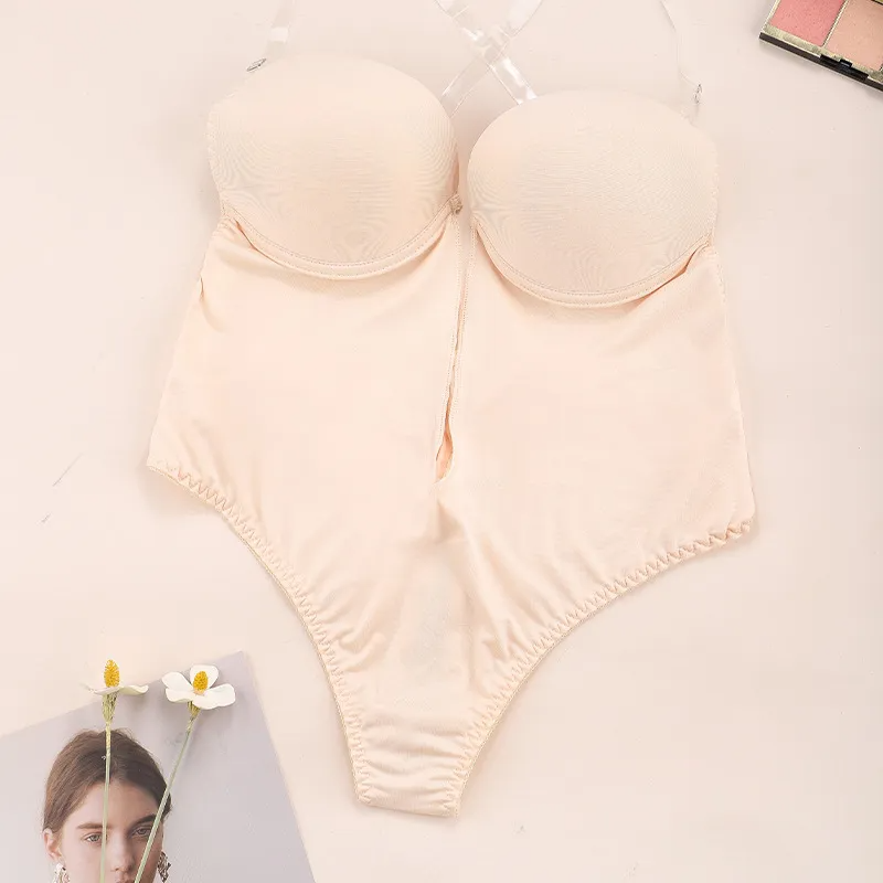 Women Body Shaper Bra Backless - Shapewear Bodysuit Firm ulasan dan harga
