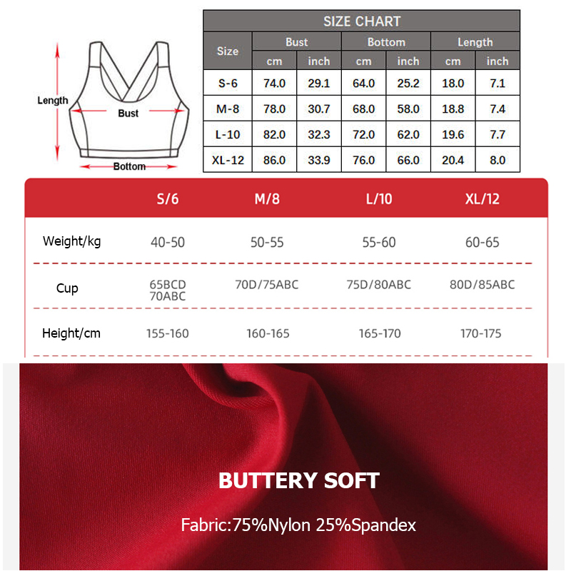 Stretchy Soft Sports Underwear - Sports Bra High Impact ulasan dan harga