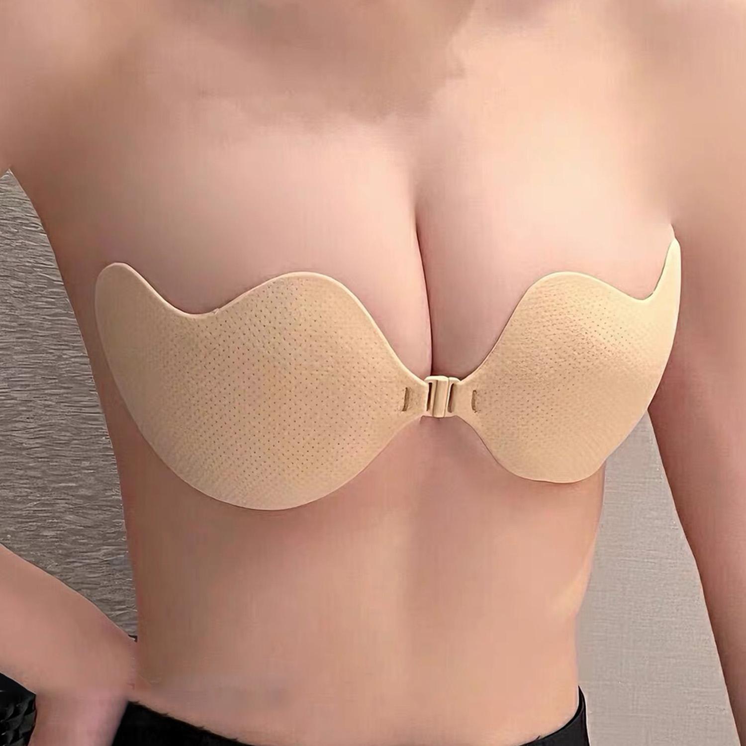 Backless Invisible Push Up Bra - Seamless Underwear Women ulasan dan harga