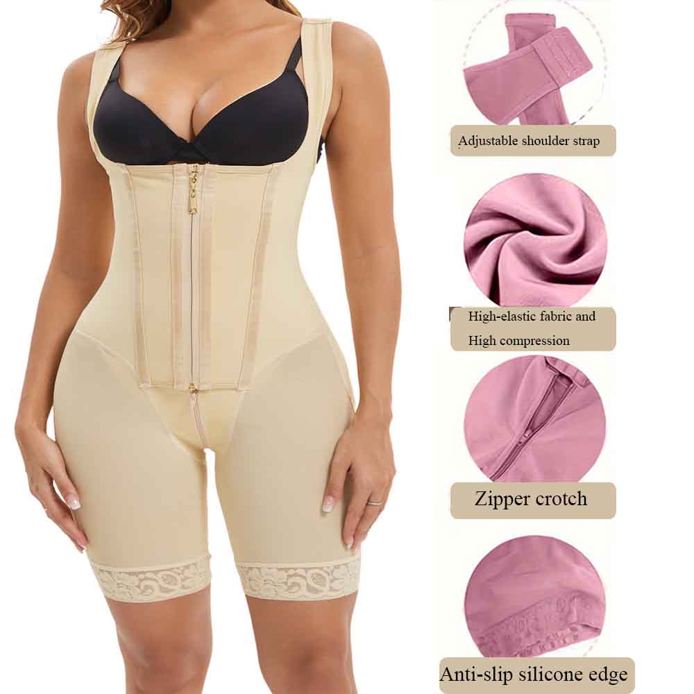 Fajas Colombianas Post Tummy S - Shapewear Bodysuit Firm ulasan dan harga