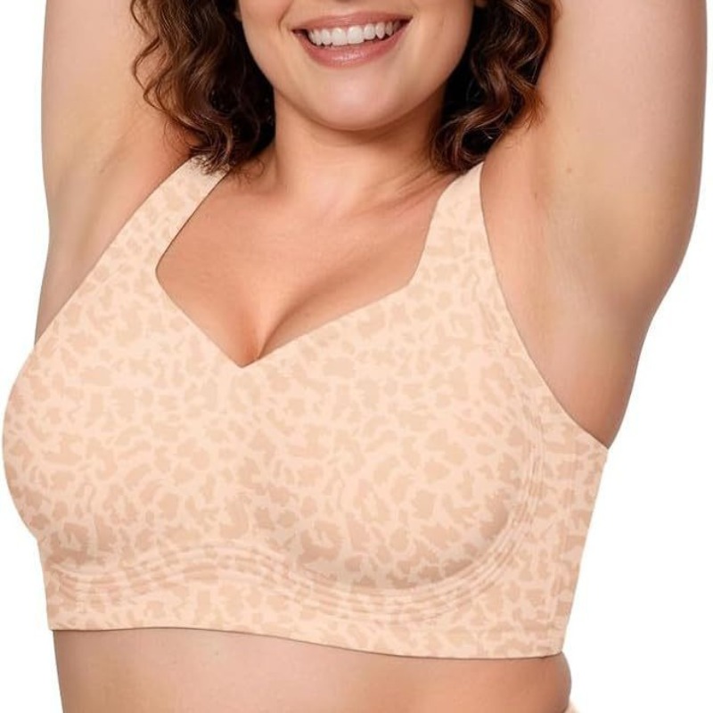 Leopard Jelly Bras No Underwir - Push Up Bra Padded ulasan dan harga