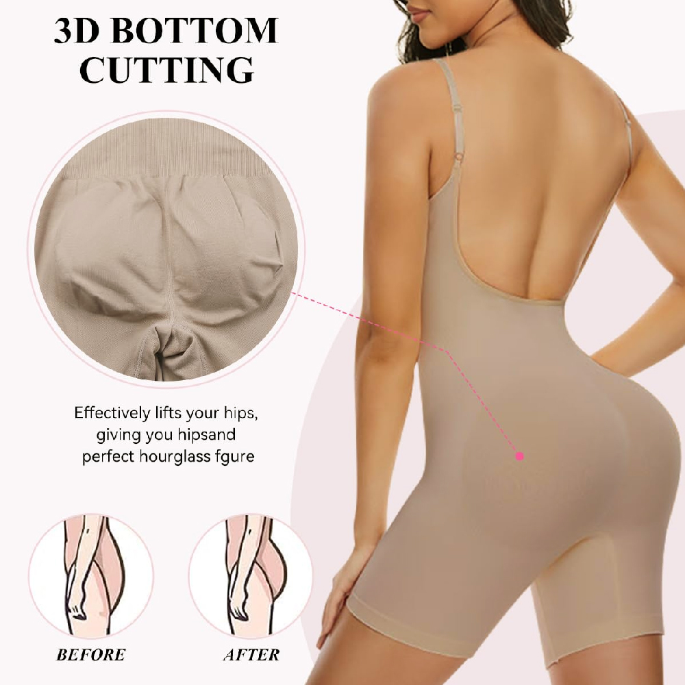 Invisible Seamless Bodysuit Sh - Shapewear Bodysuit Firm ulasan dan harga