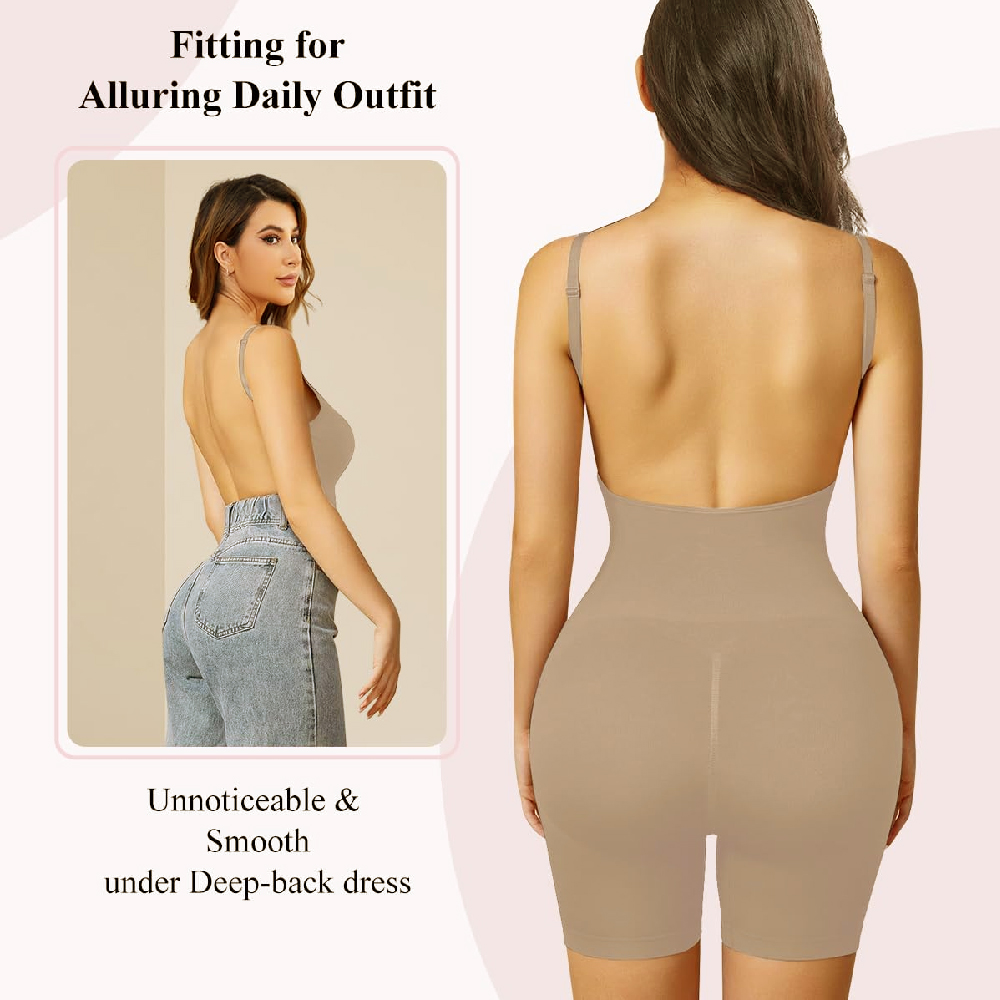 Invisible Seamless Bodysuit Sh - Shapewear Bodysuit Firm ulasan dan harga