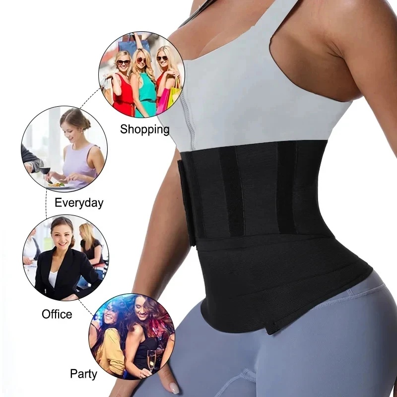 1/2Pcs Bandage Wrap Trimmer Be - Shapewear Bodysuit Firm ulasan dan harga