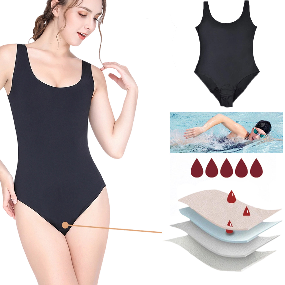 Menstrual Swimsuit Women 4 Lay - Period Panty Absorbent ulasan dan harga