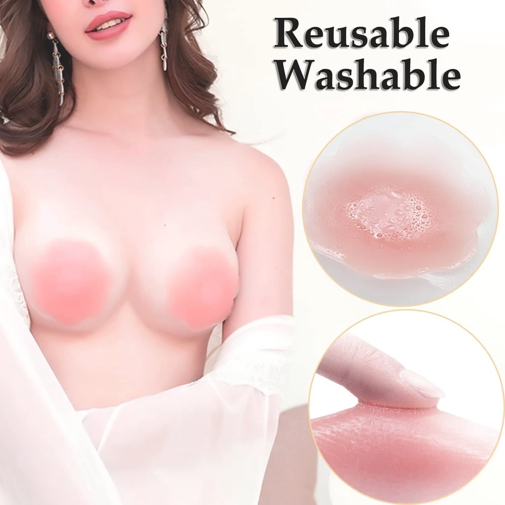 6/12PCS Invisible Self Adhesiv - Nipple Cover Pasties ulasan dan harga