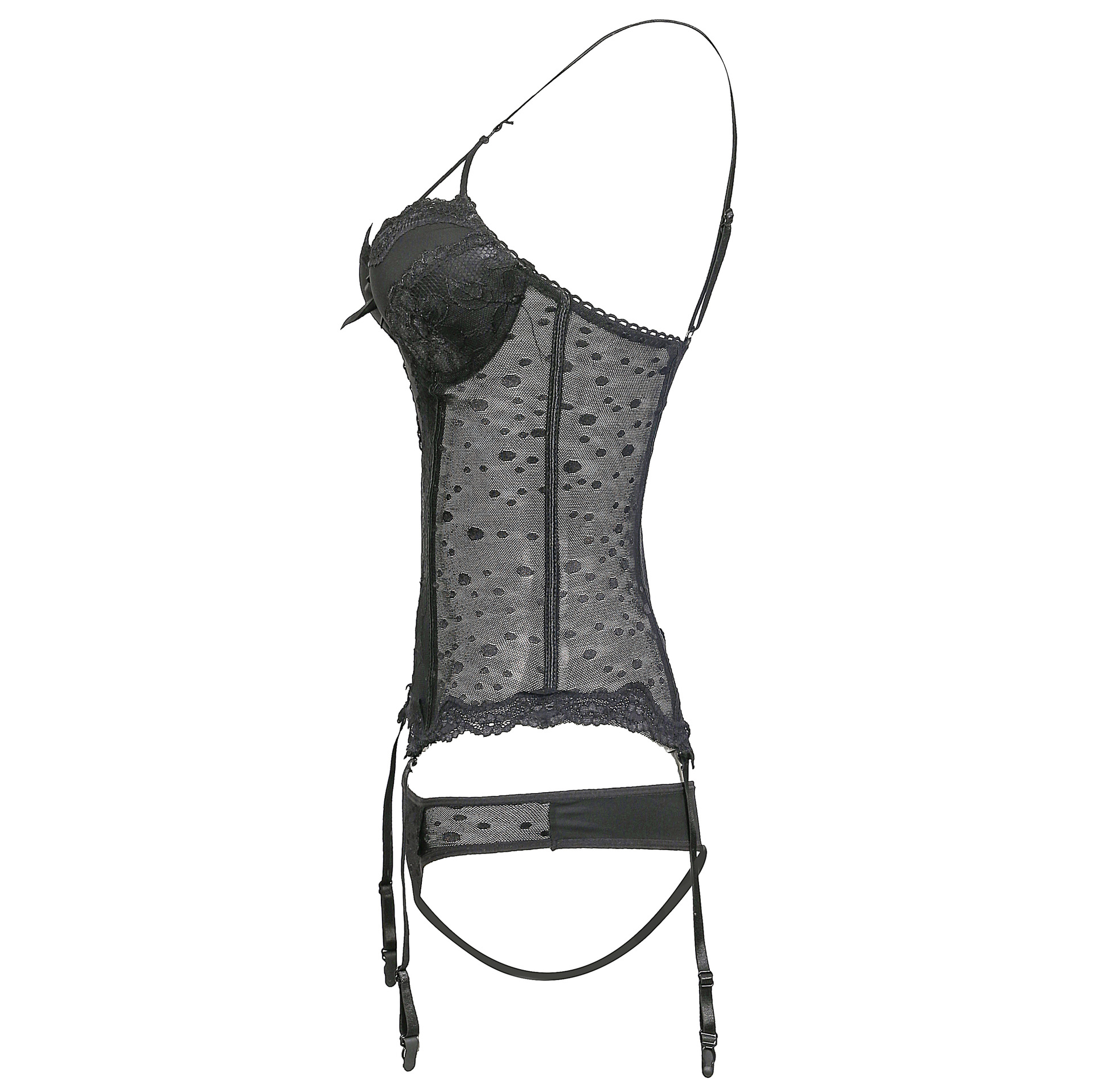 Lingerie Set With Corset And G - Garter Belt Set ulasan dan harga
