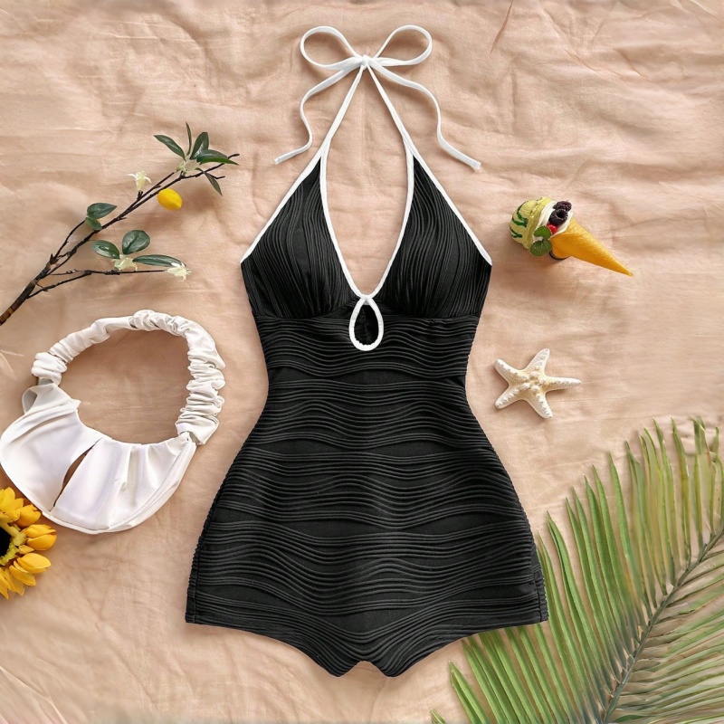 Sheer Halter Neck Bodysuit | W - Shapewear Bodysuit Firm ulasan dan harga