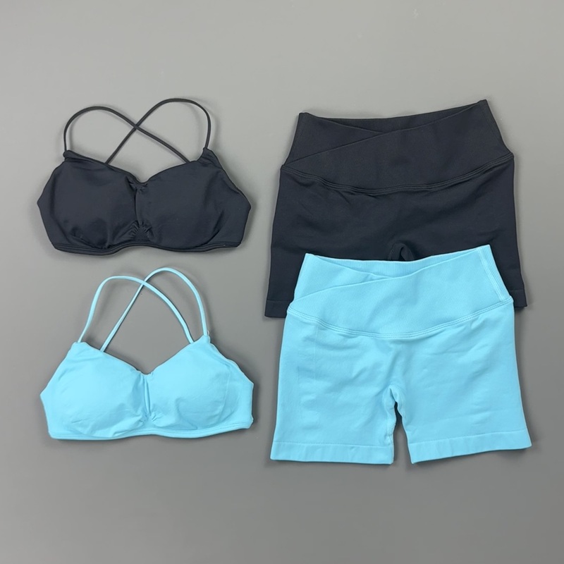 2 Pieces Sports Set Women Thin - Sports Bra High Impact ulasan dan harga
