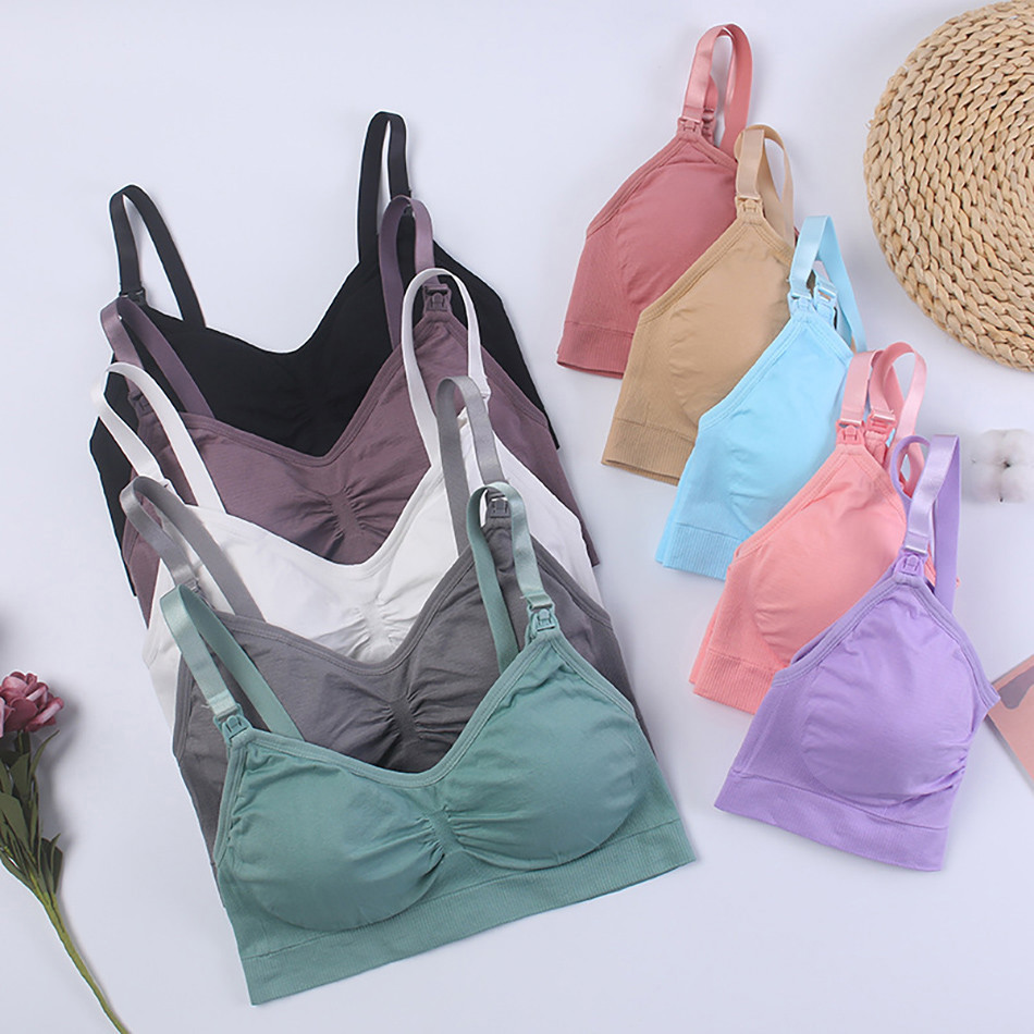 Breathable Maternity Pregnant  - Nursing Bra Sleep ulasan dan harga
