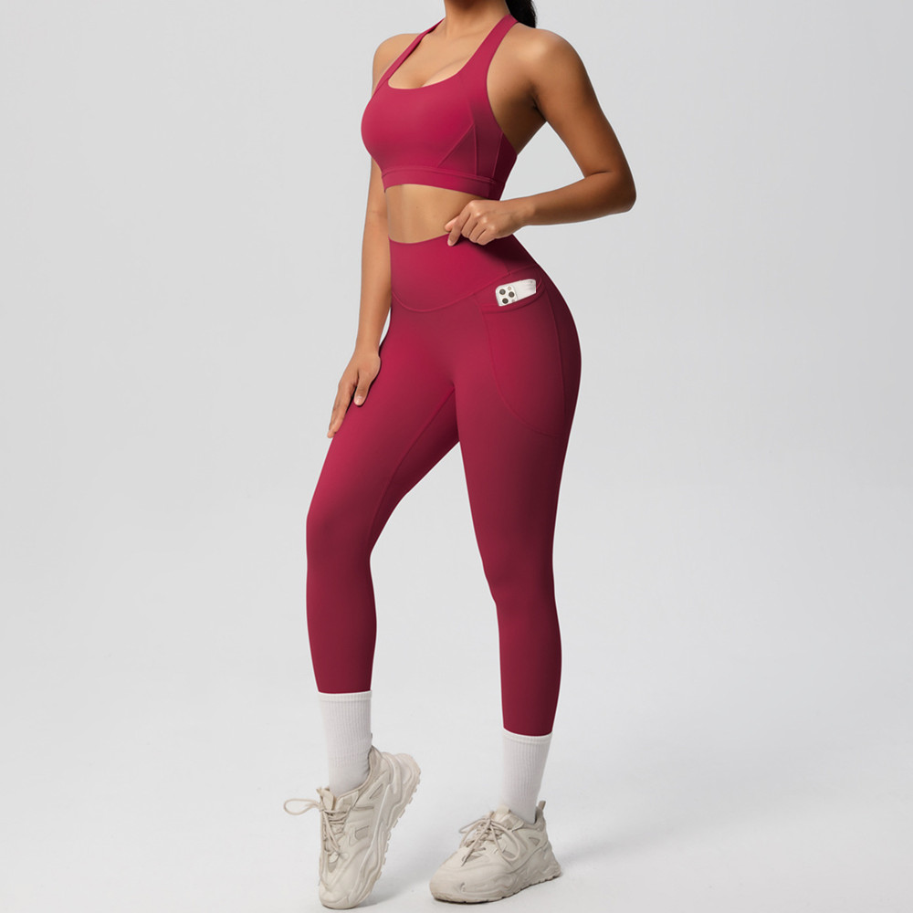Pad Cross Shoulder Strap Yoga  - Sports Bra High Impact ulasan dan harga